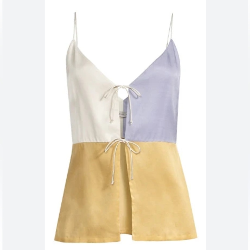 NWT Rebecca Taylor Tie Top